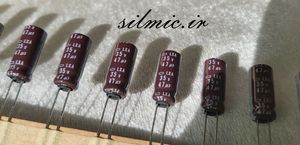 خازن 47 میکرو فاراد 35 ولت نیپون ژاپن سری LXA و Ultra Low ESR، Long Life
