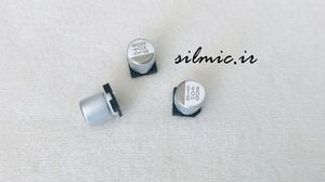 خازن پلیمری 100 میکرو فاراد 25 ولت NIPPON SMD ژاپن HXD با طول عمر بالا