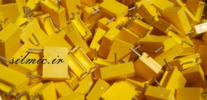 خازن 220 نانو فاراد 63 ولت mullard هلند سری c344 مناسب مصارف صوتی
