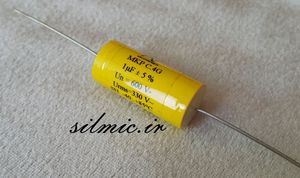 خازن اکسیال 1 میکرو فاراد 600 ولت ARCOTRONICS ساخت ایتالیا سری MKP C4G