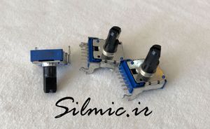 پتانسیومتر 50 کیلو اهم استریو خطی 7 پایه FORWARD تایوان سری RK14K121A