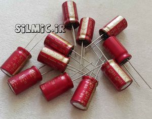 خازن های گرید 100 میکرو فاراد 50 ولت ELNA صوتی سری ROA cerafine