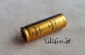 خازن های فای 220 میکرو فاراد 570 ولت Rubycon ژاپن مناسب مدارات لامپی