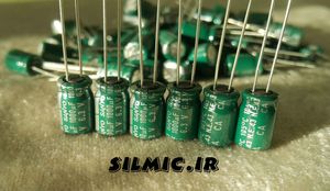 خازن الکترولیت 1000 میکرو فاراد 6.3 ولت SANYO سری CA مینیاتوری با امپدانس پایین