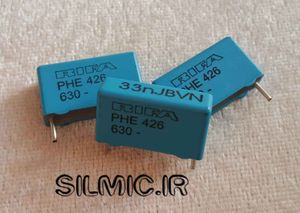 خازن های فرکانسی 33 نانو فاراد 630 ولت RIFA سری PHE426 از نوع MKP