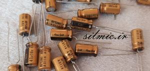 خازن 47 میکرو فاراد 16 ولت nichicon ژاپن سری FG های گرید صوتی MUSE fine gold