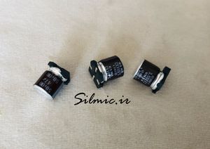 خازن 47 میکرو فاراد 50 ولت ELNA نوع SMD سری RTJ مقاوم در برابر لرزش
