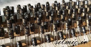 خازن 3.3 میکرو فاراد 50 ولت ELNA سری R2A مینیاتوری گرید صوتی black gold