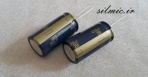 خازن های فای 4700 میکرو فاراد 25 ولت سری FC پاناسونیک سری آدیو low impedance