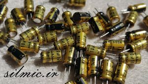 خازن های فای 10 میکرو فاراد 16 ولت نیچیکون گرید استاندارد صوتی سری SW