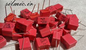 خازن تانتال 47 میکرو فاراد 20 ولت های اند VISHAY ERO سری ETR-3 بسیار دقیق