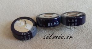 سوپر خازن 1 فاراد 5.5 ولت ELNA ژاپن سری DB DYNACAP مناسب بک آپ گیری