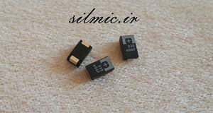خازن پلیمر جامد تانتالیوم 330 میکرو فاراد 2.5 ولت super Low ESR ساخت SANYO