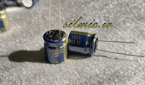 خازن های فای 560 میکرو فاراد 25 ولت سری FC پاناسونیک سری آدیو low impedance