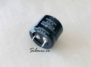 خازن 4700 میکرو فاراد 16 ولت Rubycon ژاپن سری CEW از نوع میخی