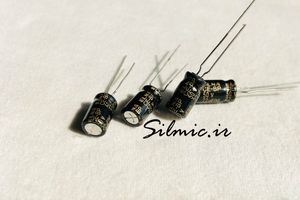 خازن بی پلار 22 میکرو فاراد 50 ولت ELNA ژاپن سری RBD های فای