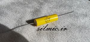 خازن اکسیال 9 میکرو فاراد 63 ولت arcotronics ایتالیا hi-end سری MKT A50