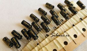 خازن تاپ گرید 3.3 میکرو فاراد 50 ولت ELNA ژاپن سری STARGET(ROD)