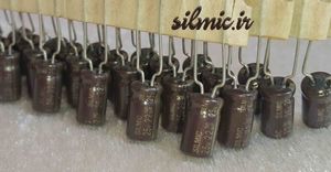 خازن سیلمیک 22 میکرو فاراد 25 ولت ELNA سری های گرید صوتی ROS (SILMIC)