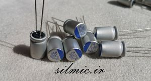 خازن جامد 1500 میکرو فاراد 6.3 ولت UNICON ژاپن با امپدانس پایین و ریپل بالا
