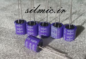 خازن جامد های فای 56 میکرو فاراد 25 ولت os-con ساخت sanyo ژاپن سری SP