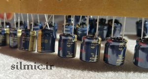خازن های فای 470 میکرو فاراد 16 ولت سری FC پاناسونیک سری آدیو low impedance