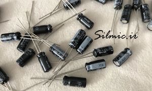خازن 1 میکرو فاراد 50 ولت ELNA ژاپن سری RJ3 با امپدانس پایین و ابعاد کوچک