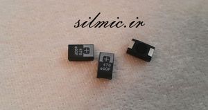 خازن پلیمر جامد تانتالیوم 470 میکرو فاراد 2.5 ولت Panasonic super Low ESR سری TPF