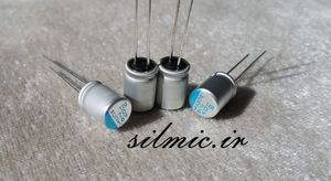خازن جامد 270 میکرو فاراد 16 ولت NIPPON ژاپن سری PSC با طول عمر 15000 ساعت