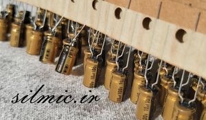 خازن های فای 10 میکرو فاراد 100 ولت نیچیکون گرید استاندارد صوتی سری FW