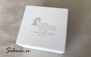 خازن اسنابر 2 میکرو فاراد 1000 ولت ALCON از نوع پلی پروپیلن متالیزه KP-3C