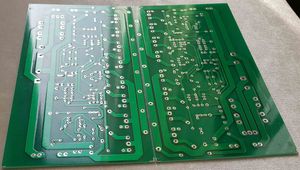 برد pcb خام پاور آمپلی فایر ماسفت 400 وات با تغذیه دوبل 55 ولت ac وفیبر فایبرگلاس