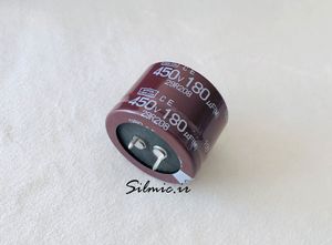 خازن های فای 180 میکرو فاراد 450 ولت nippon ژاپن مناسب تغذیه منابع صوتی