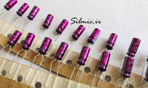 خازن های فای 10 میکرو فاراد 35 ولت ELNA سری Violet Robe