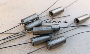 خازن تانتال نظامی 8.2 میکرو فاراد 40 ولت SPRAGUE ساخت آمریکا سری 150D