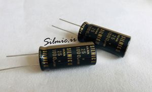 خازن سیلمیک النا 1000 میکرو فاراد 25 ولت های گرید صوتی RFS ( SILMICII )