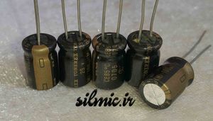 خازن های گرید 100 میکرو فاراد 25 ولت صوتی النا سری TONEREX ROB