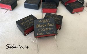 خازن 330 نانو فاراد 400 ولت WIMA Black Box های گرید صوتی