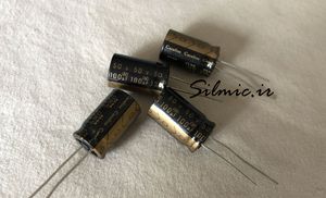 خازن های گرید 100 میکرو فاراد 50 ولت صوتی ELNA ژاپن سری ROA cerafine