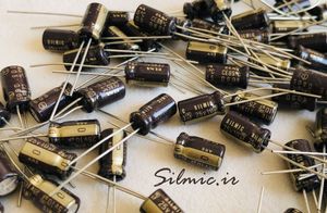 خازن سیلمیک 10 میکرو فاراد 25 ولت ELNA های گرید صوتی ROS (SILMIC)
