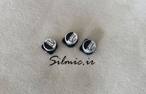 خازن های گرید صوتی 100 میکرو فاراد 6.3 ولت smd النا سری RVO (PURECAP)