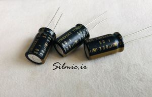 خازن های گرید 330 میکرو فاراد 50 ولت ELNA سری TONEREXII ROB