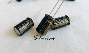 خازن های گرید 220 میکرو فاراد 10 ولت ELNA سری BLACK GOLD