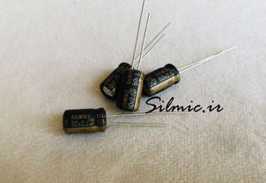 خازن سیلمیک 2.2 میکرو فاراد 50 ولت ELNA های گرید صوتی SILMIC II