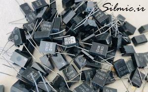 خازن تانتال نظامی 15 میکرو فاراد 16 ولت SPRAGUE آمریکا سری CTS 27/190D