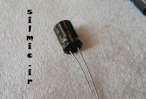 خازن های گرید 100 میکرو فاراد 16 ولت صوتی ELNA ژاپن سری STARGET(ROD)