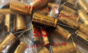 خازن های فای 4700 میکرو فاراد 35 ولت نیچیکون گرید استاندارد صوتی سری FW