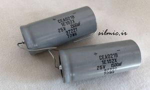 خازن های فای 1500 میکرو فاراد 25 ولت اکسیال TOWA ژاپن و صدایی فوق العاده گرم
