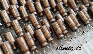 خازن های فای 22 میکرو فاراد 50 ولت نیچیکون گرید استاندارد صوتی سری FW