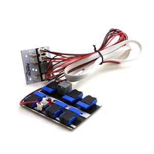 دسته کنترل 3 موتور – مونتاژ شده با 7 کانکتور سیم دار